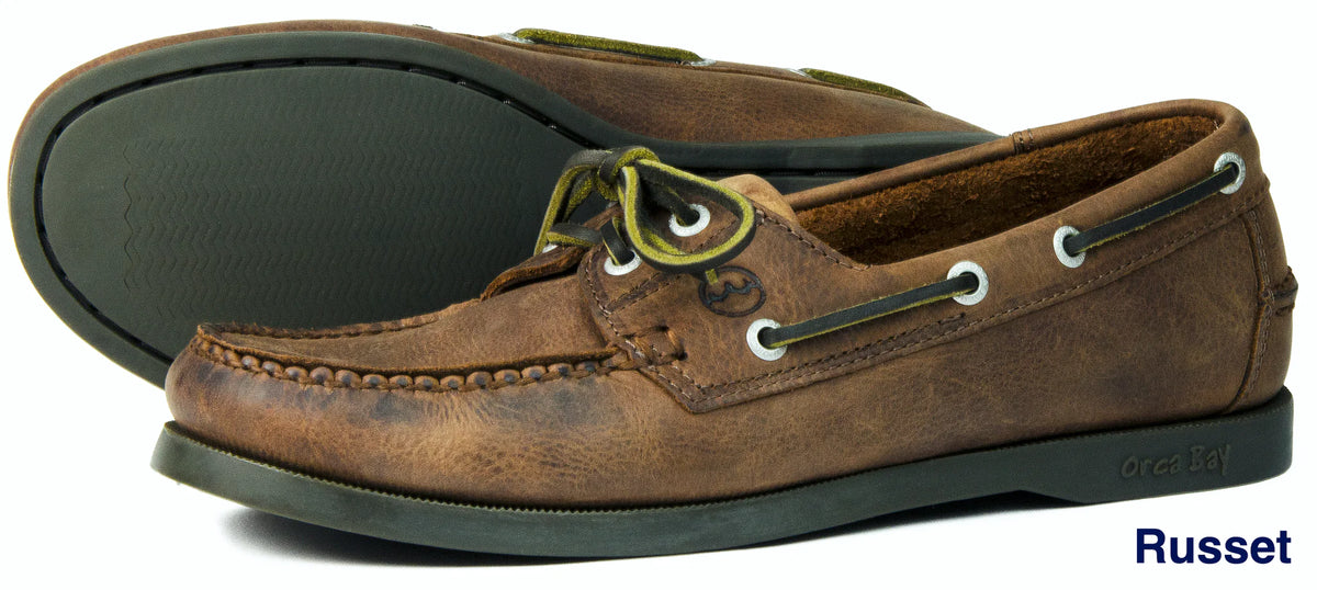 SALE! Orca Bay Creek Men's Deck Shoe Sale Handmade Leather Deck