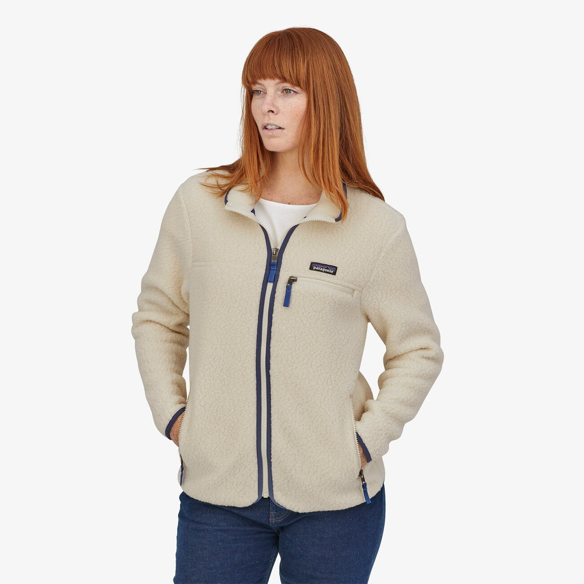 Patagonia women's retro pile fleece hoody sale sales