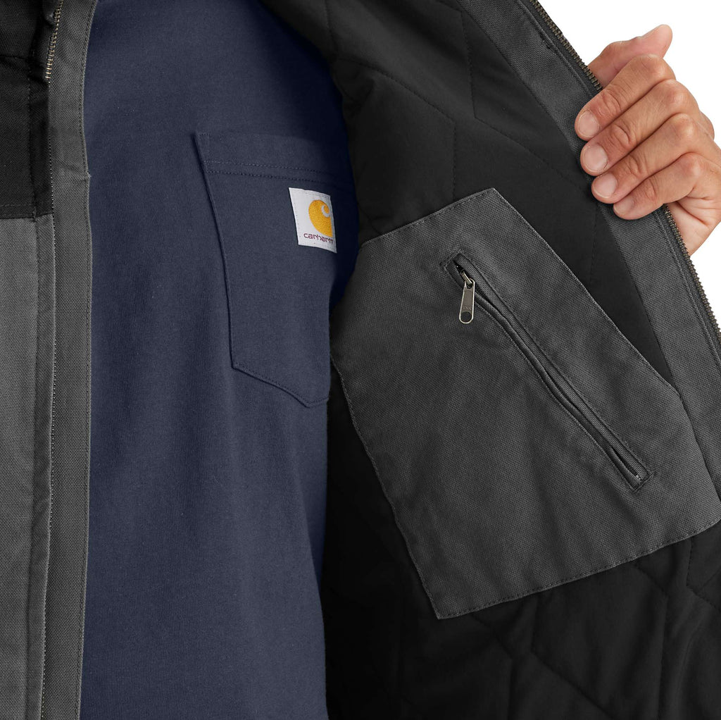 Carhartt Montana Rugged Flex Relaxed Fit Duck Gilet - Quilted Gilet Fr ...