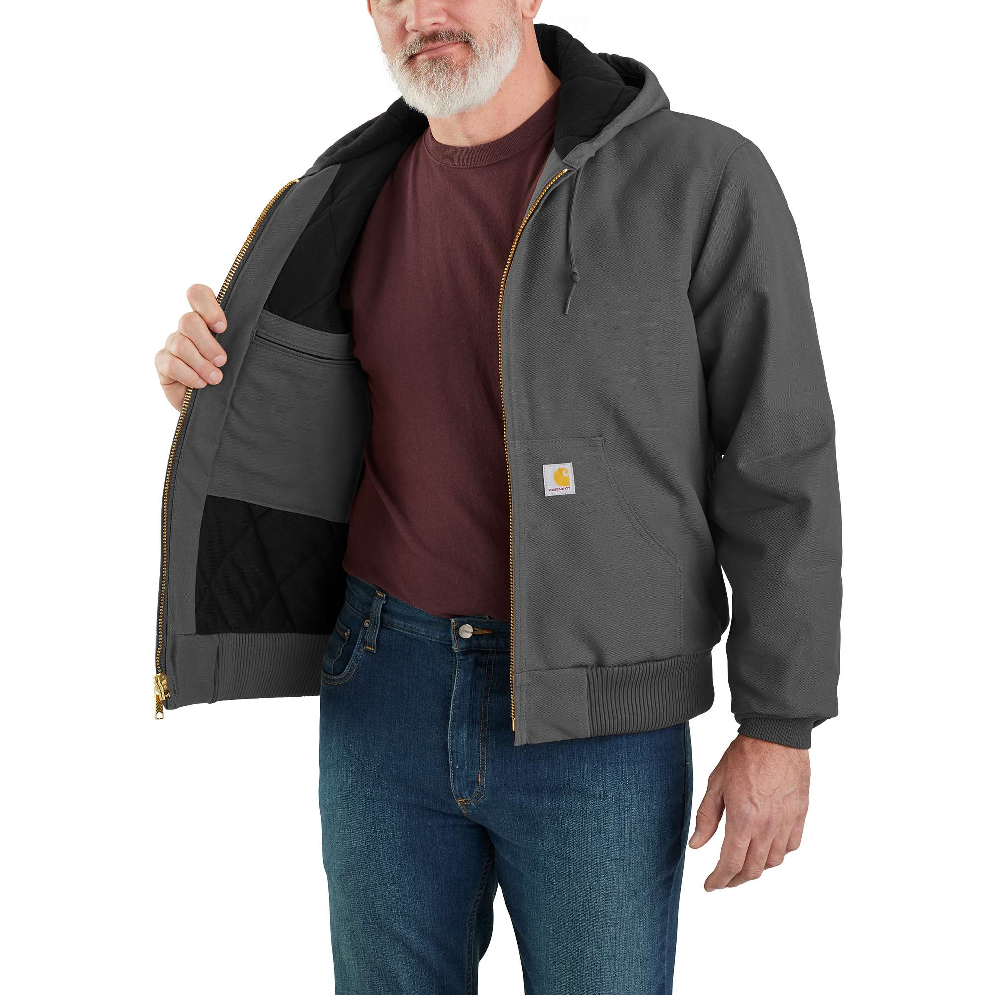 J140 Carhartt Loose Fit Washed Duck Insulated Active Jacket J140 - Active J ...