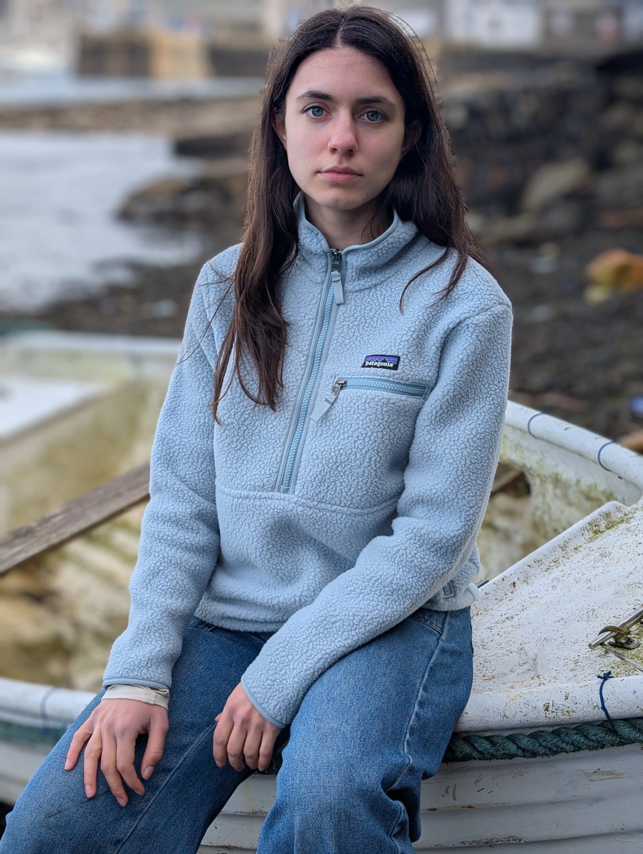 Blue Patagonia Women's Snap Pullover Patagonia Women's