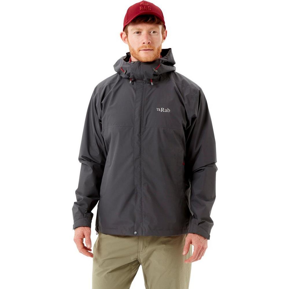 RAB Waterproof Downpour Jacket - Men's Pertex Downpour Waterproof Jack ...