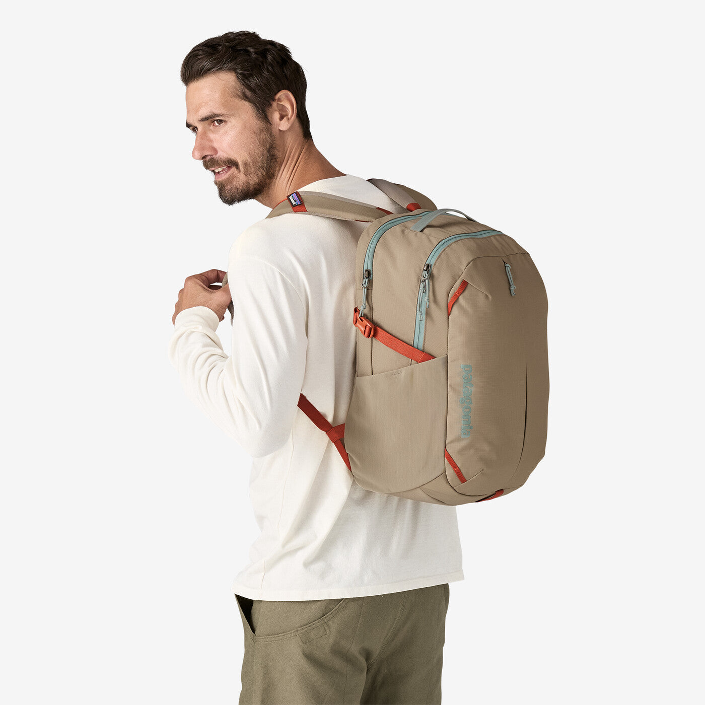 Patagonia backpack white discount