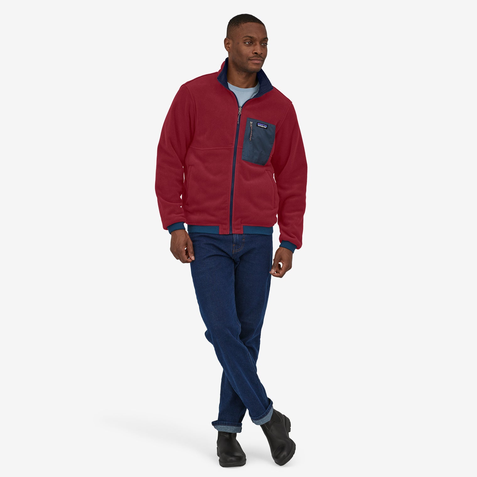 Men's Reversible Shelled Microdini Jacket - Patagonia Two in One